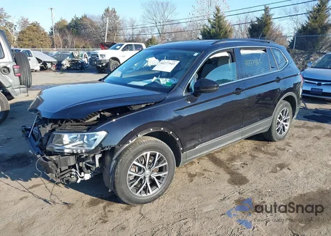 2020 Volkswagen Tiguan 2.0T Se/2.0T Se R-Line Black/2.0T Sel из США, поврежденный, VIN 3VV2B7AX3LM019684